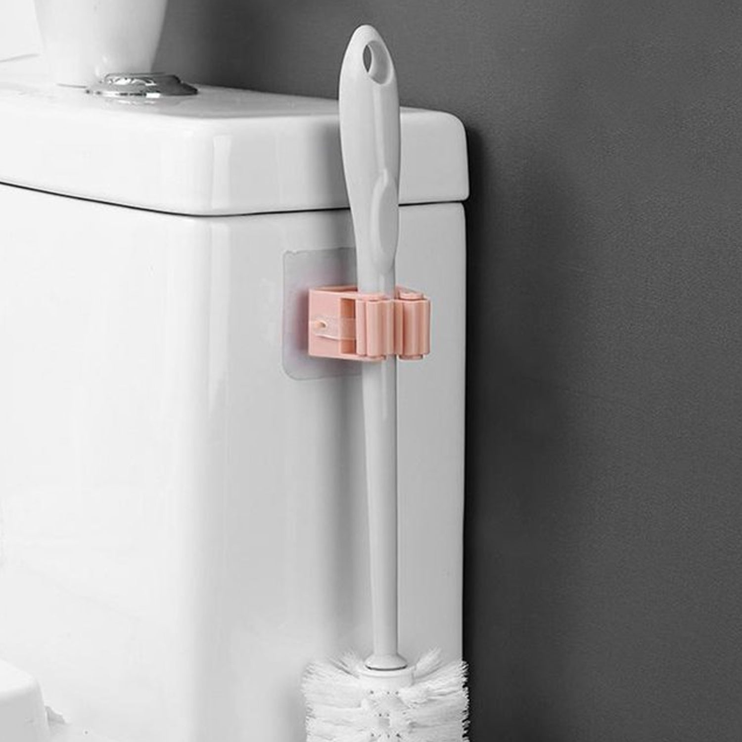 7458 Broom Holder Wall Mounted, Mop and Broom Holder Broom Organizer Grip Clips, No Drilling, Wall Mounted Storage Rack Storage & Organization for Kitchen, Bathroom, Garden (1 Pc) 7458 Broom Holder Wall Mounted, Mop and Broom Holder Broom Organizer Grip Clips, No Drilling, Wall Mounted Storage Rack Storage & Organization for Kitchen, Bathroom, Garden (1 Pc)
